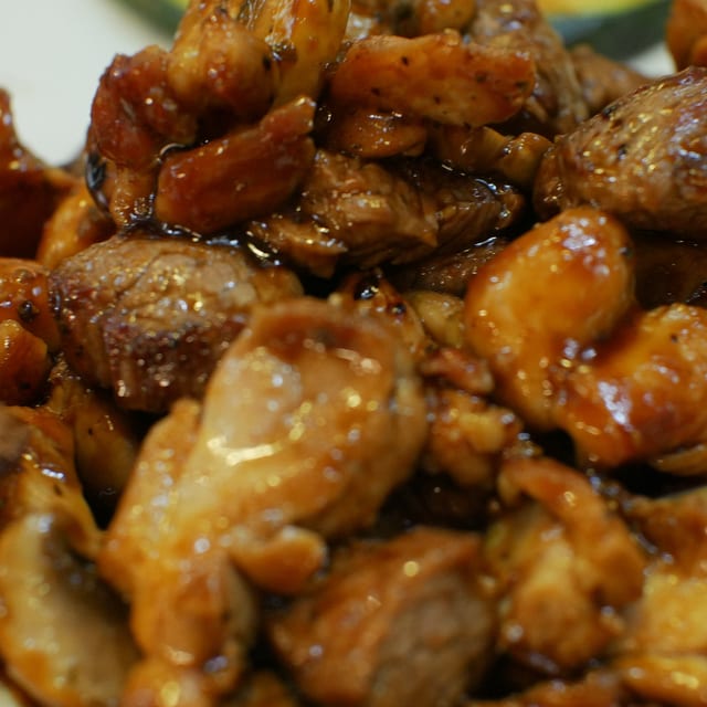 Filet Mignon + Chicken Teriyaki.